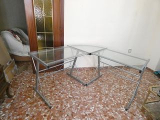 Mesa cristal despacho - moderna