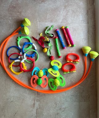 Juego acuático Decathlon - recorrido Piscina 