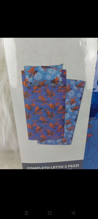 Completo Letto Spiderman Singolo