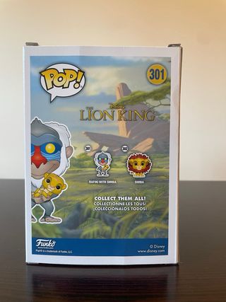Funko Pop! Disney #301 – Rafiki con Simba 