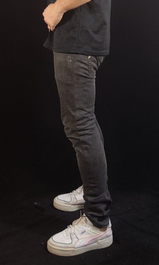 Jeans WearPlay Cinza Slim Fit - Tam. 42