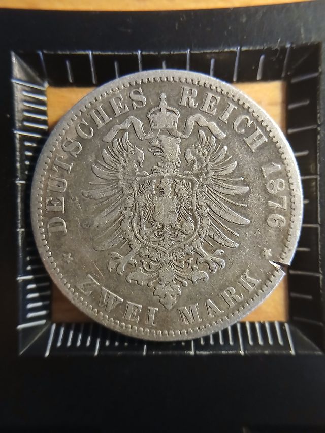2 marcos 1876 Alemania