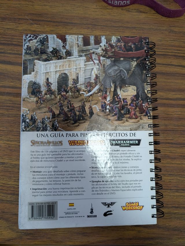 Libro Warhammer: Cómo Pintar Miniaturas Citadel