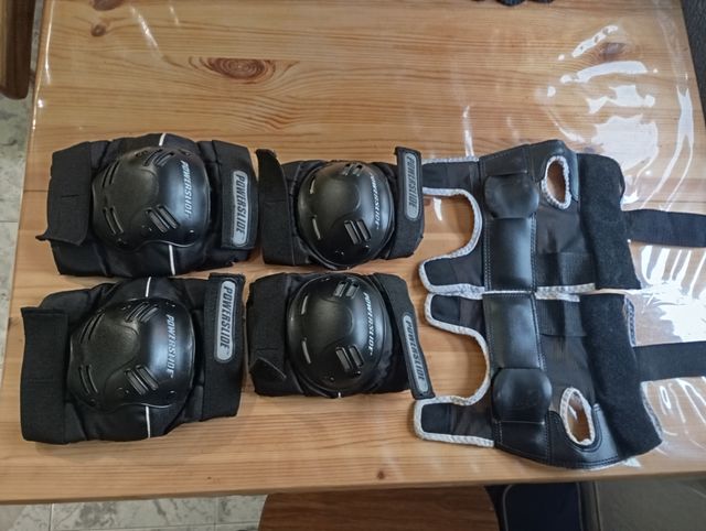 Rodilleras, coderas y guantes Powerslide