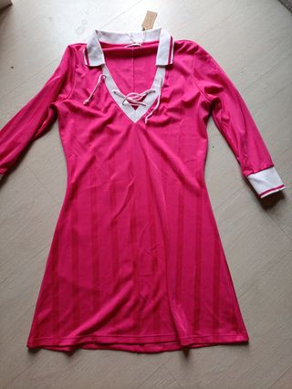 Vestido Bershka rosa deporte
