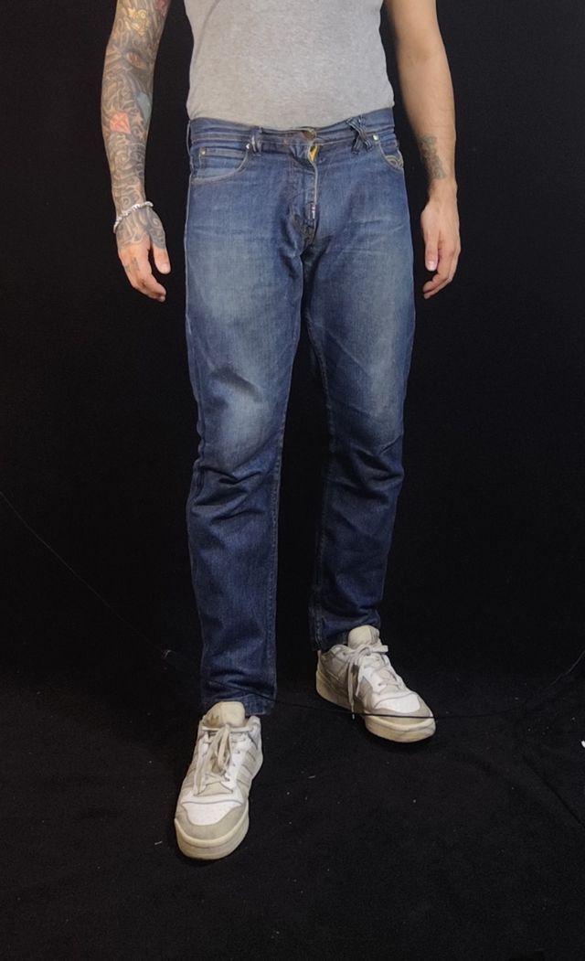 Jeans LRG azuis, tamanho 32
