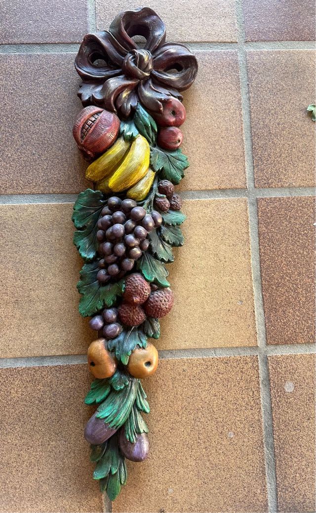 Guirnalda frutas escayola vintage