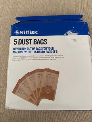 Regalo 5 Bolsas Aspiradora Nilfisk GD1000