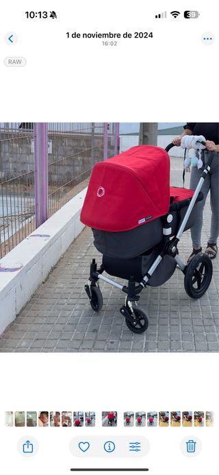 Bugaboo: Coche bebé rojo