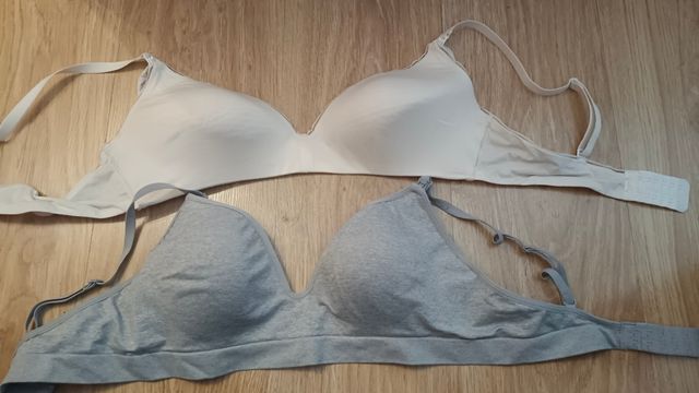 2 Sujetadores lactancia - Gris & Blanco