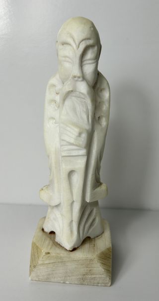 Talla alabastro anciano