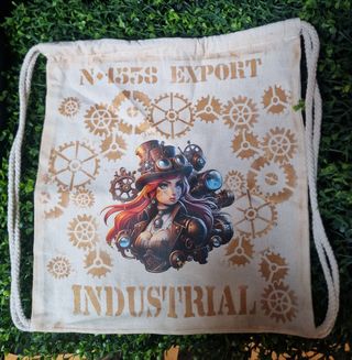 Mochila steampunk vintage
