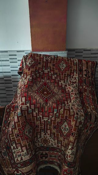 Alfombra persa vintage - Lana multicolor