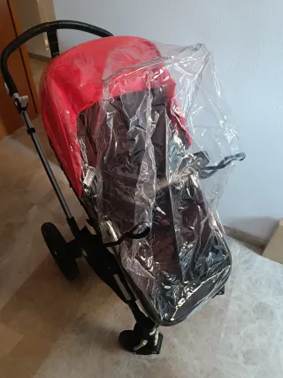 Bugaboo Camaleón 3 Rojo + Capazo + Accesorios