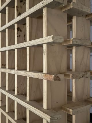 Botellero madera 120 botellas