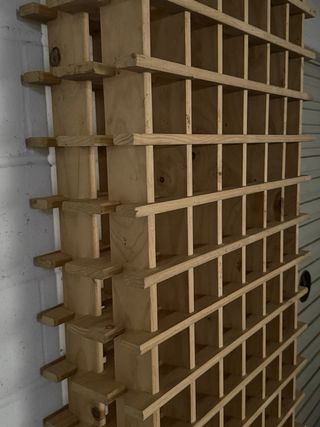 Botellero madera 120 botellas