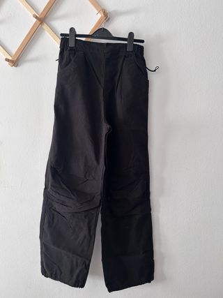 Pantalones Bershka negros - tiro alto