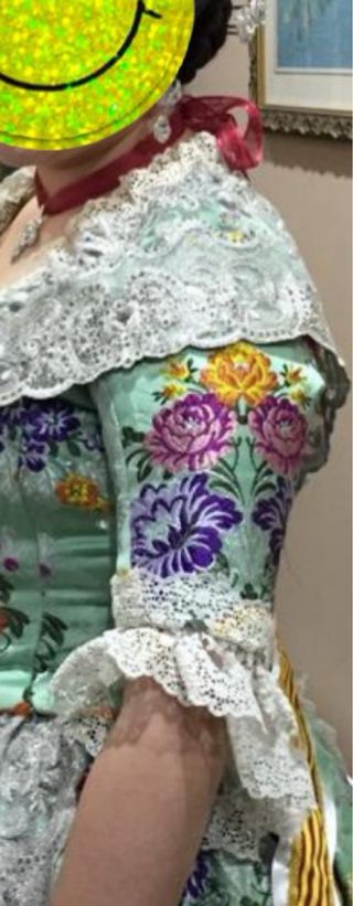 Traje Fallera antiguo, precioso.