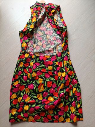 Vestido floral vintage