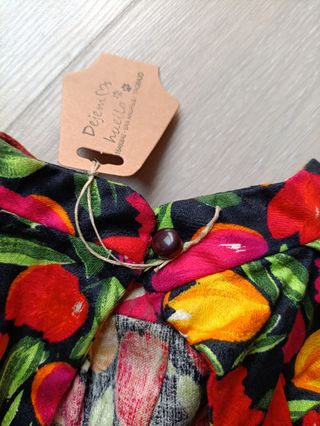 Vestido floral vintage