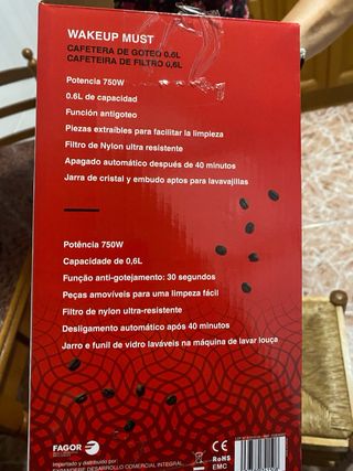 Cafetera FAGOR - goteo