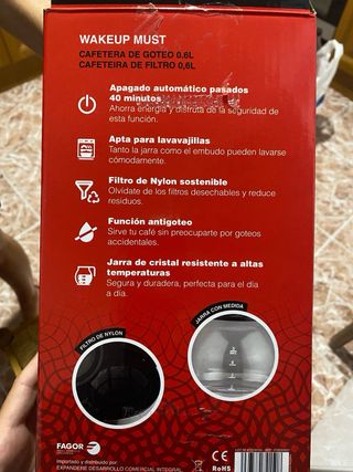 Cafetera FAGOR - goteo