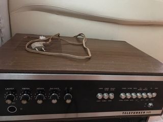 Telefunken: Amplificador y sintonizador vintage