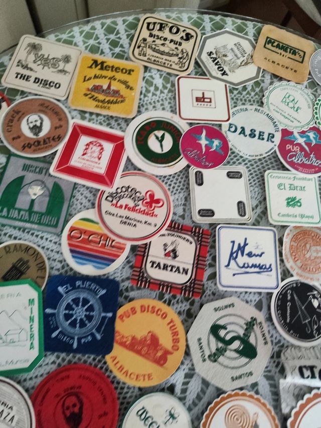 Posavasos pubs antiguos Albacete