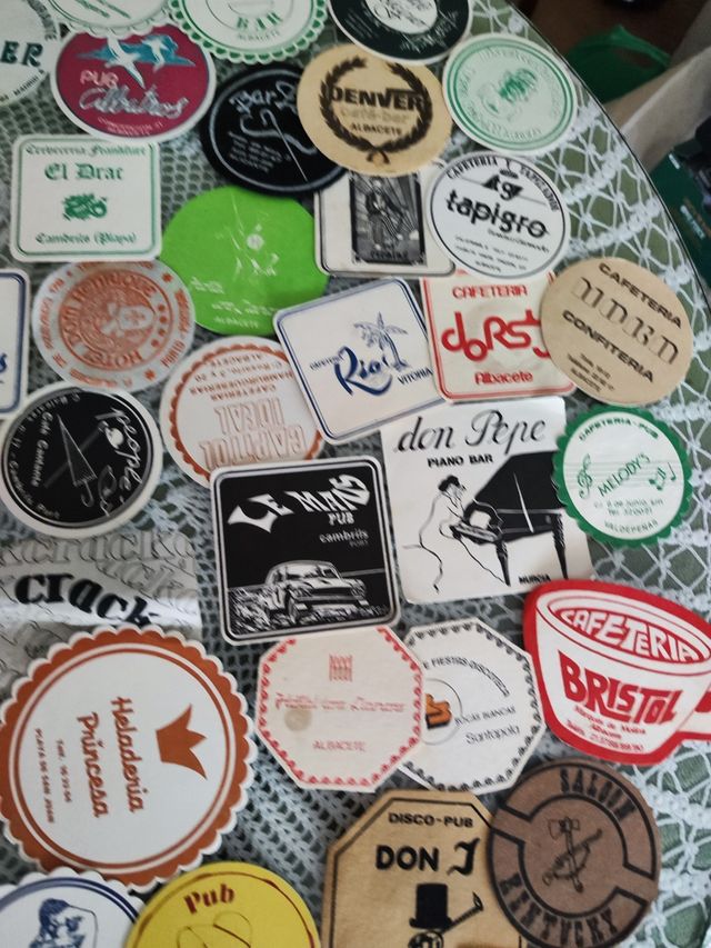 Posavasos pubs antiguos Albacete