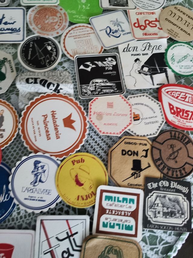 Posavasos pubs antiguos Albacete