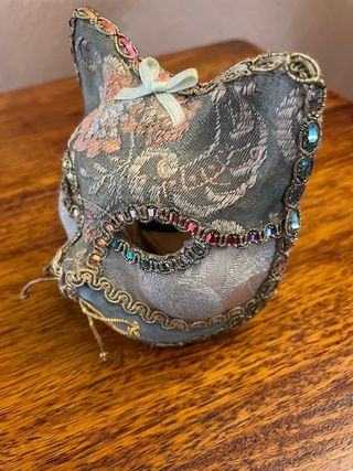 Maschera gatto Venezia vintage
