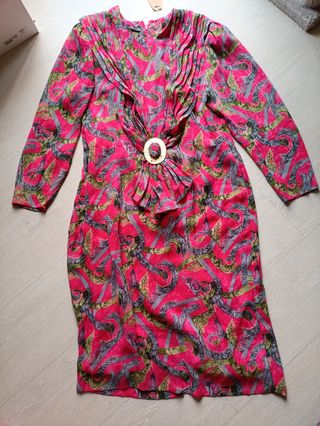 Vestido vintage estampado