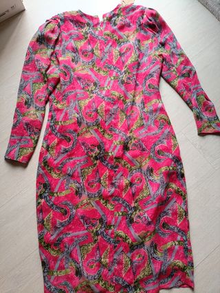 Vestido vintage estampado