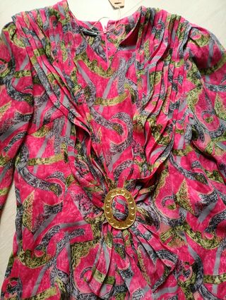 Vestido vintage estampado