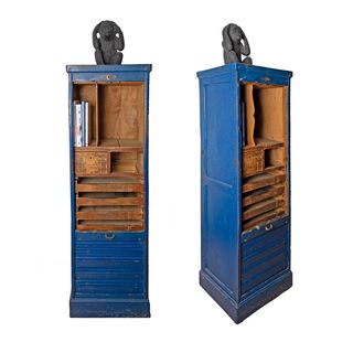 Antiguo mueble persianero de taller. Art017.