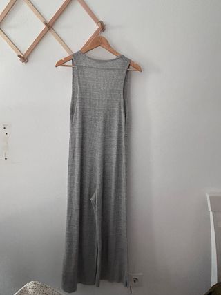 Mono Zara canalé gris