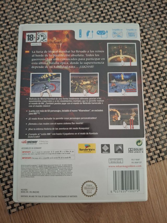 Mortal Kombat Armageddon Wii PAL