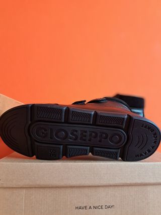 Botines Gioseppo negros, talla 38