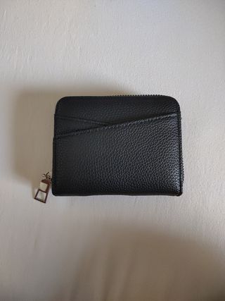 Portafoglio nero unisex nuovo