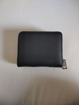 Portafoglio nero unisex nuovo