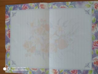 Papel carta perfumado años 80