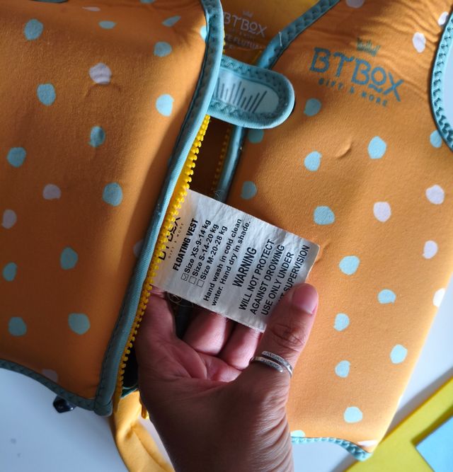 Chaleco flotación Bebé BTbox XS