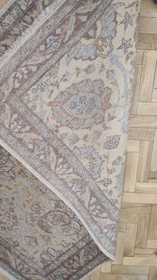 Alfombra BUKARA tejida a mano 100% Lana Anudada