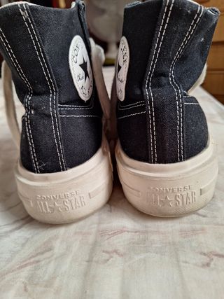 Converse Chuck Taylor plataforma negras