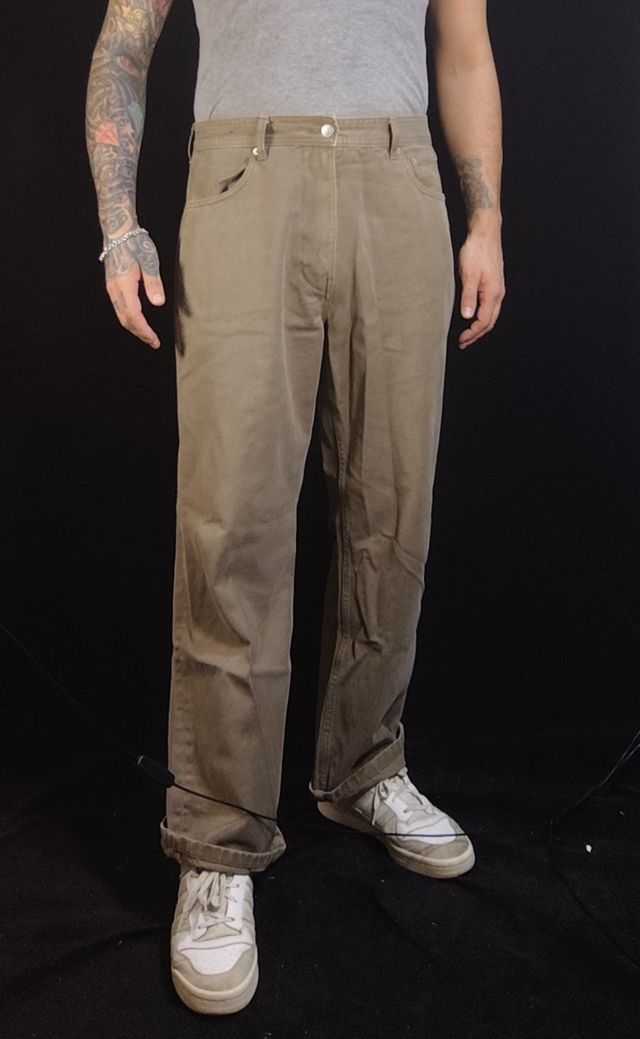 Calças Pull&Bear bege, tamanho 44