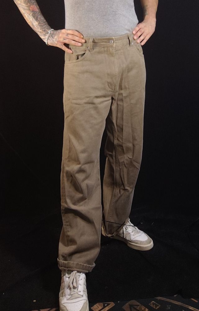 Calças Pull&Bear bege, tamanho 44