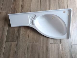 Lavabo esquina autocaravana furgo camper caravana.