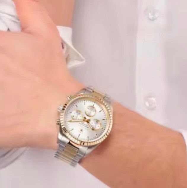 Reloj Maserati Hombre 43mm - Dorado/Plata