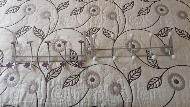 Pack 3 percheros para puerta