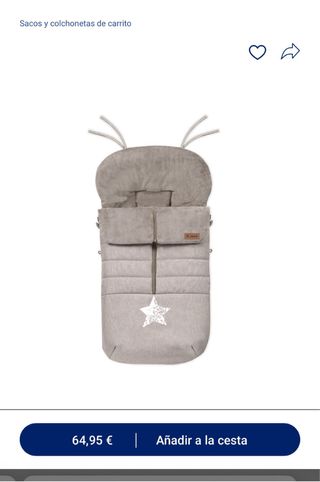 Saco carrito bebé JANÉ - beige-marrón par invierno